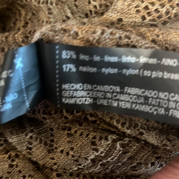 Oversized Lightweight Knit Sweater from Zara / Linen and Nylon Size Small - Picture 7 of 7